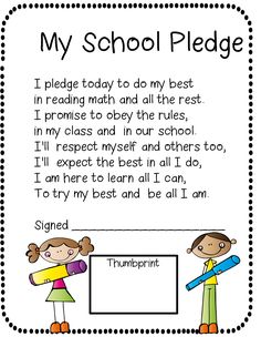 GOOD BEHAVIOR PLEDGE CHART | lupon.gov.ph